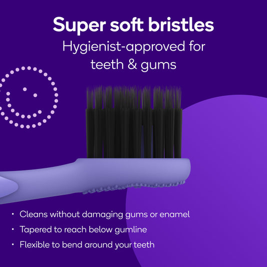 BURST detalle de cerdas con corte interdental para mejor acceso