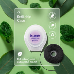 Burst estuche recargable con refills que reduce residuos y facilita recarga