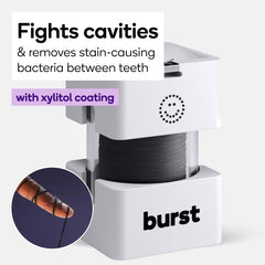 Burst etiqueta menta eucalipto, sensación refrescante tras el uso