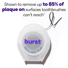 Burst hilo expandiéndose con saliva para mejorar remoción de placa