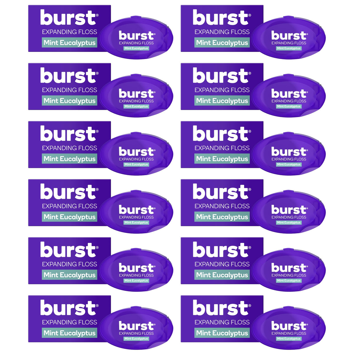 BURST envase frontal mini mostrando compactación y facilidad de transporte