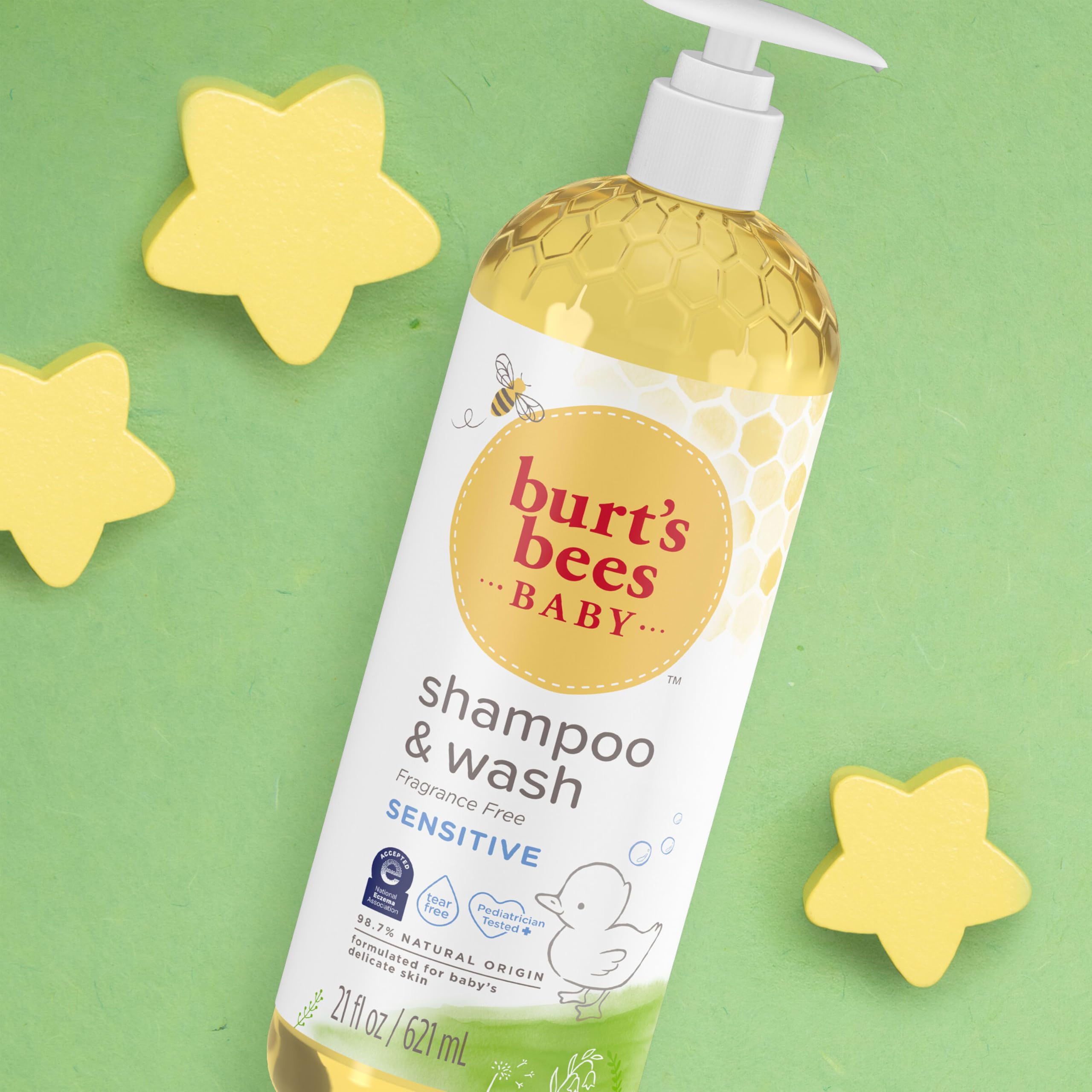 Burt's Bees ambiente de baño infantil sin fragancia para piel sensible