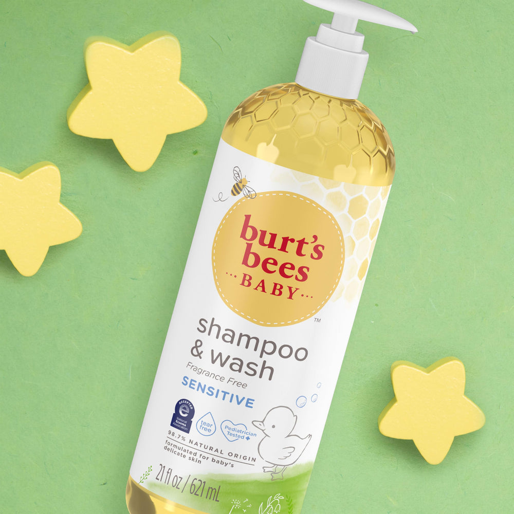 Burt's Bees ambiente de baño infantil sin fragancia para piel sensible