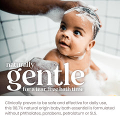 Burt's Bees etiqueta con lista de ingredientes y beneficios para piel sensible