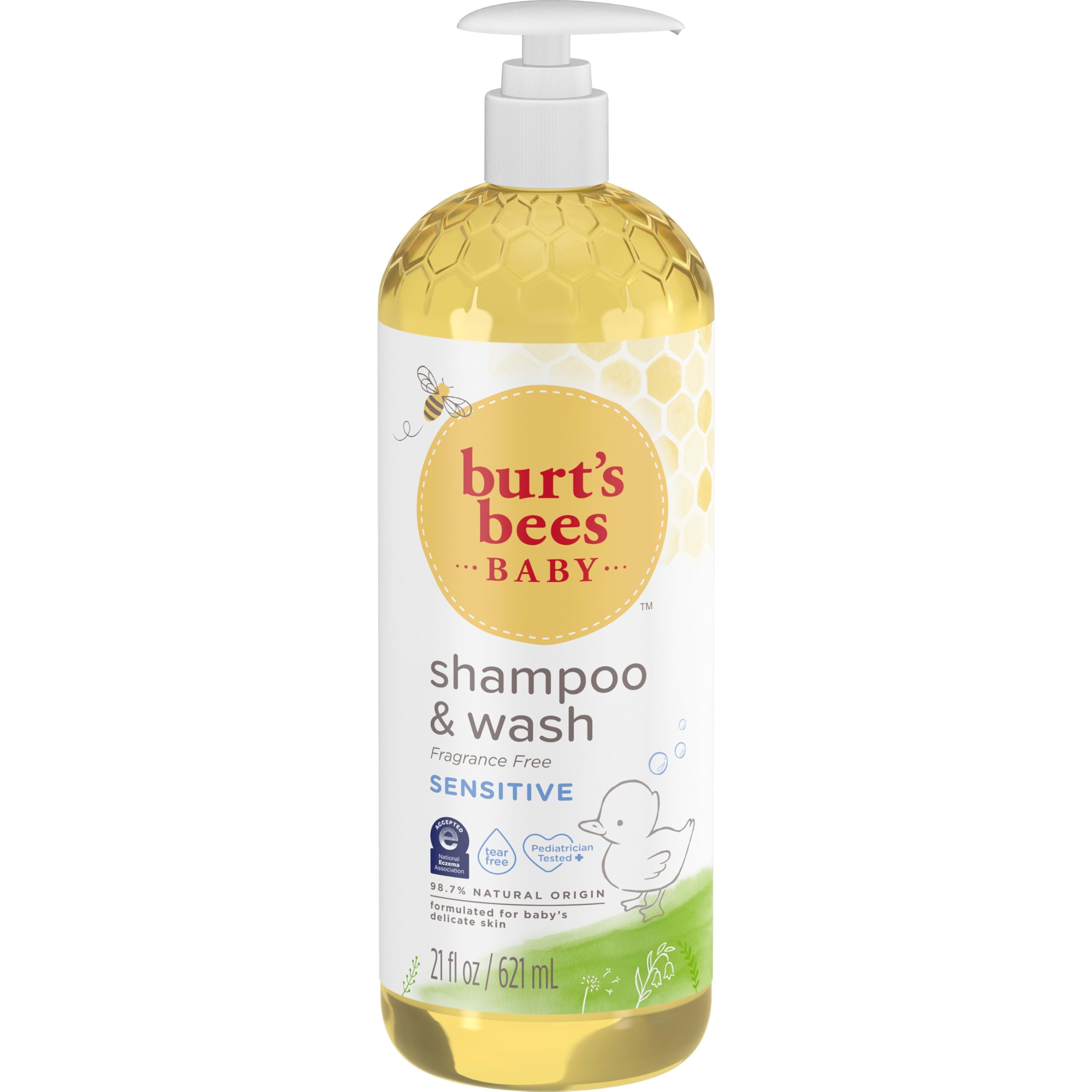 Burt's Bees envase frontal mostrando diseño y tamaño práctico