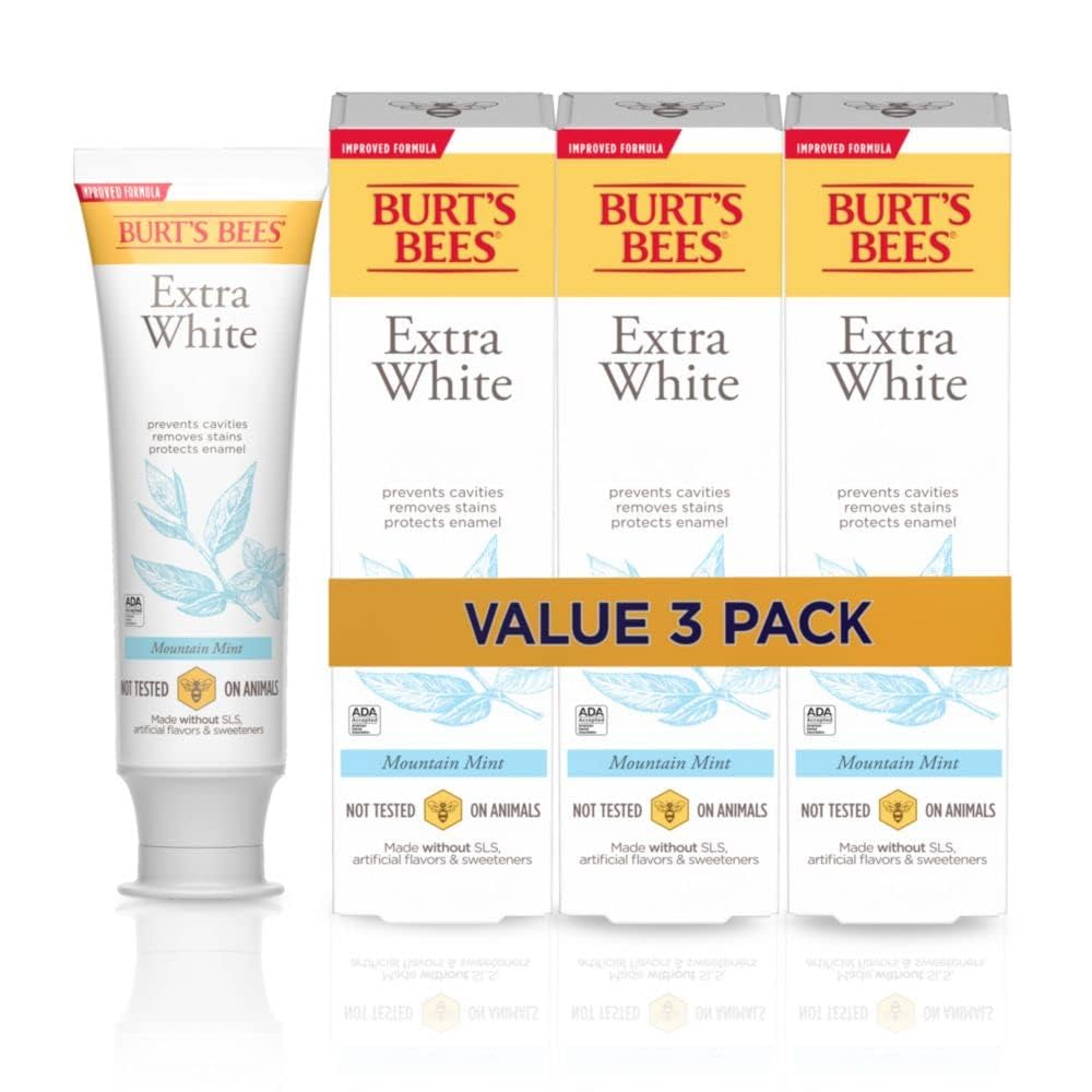 Burt's Bees frente del envase muestra diseño y beneficio limpieza