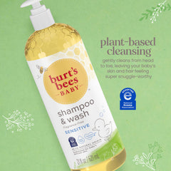 Burt's Bees textura del gel suave que facilita el enjuague