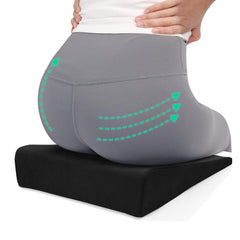 BUYUE cojín cuña frontal mostrando forma ergonómica y soporte