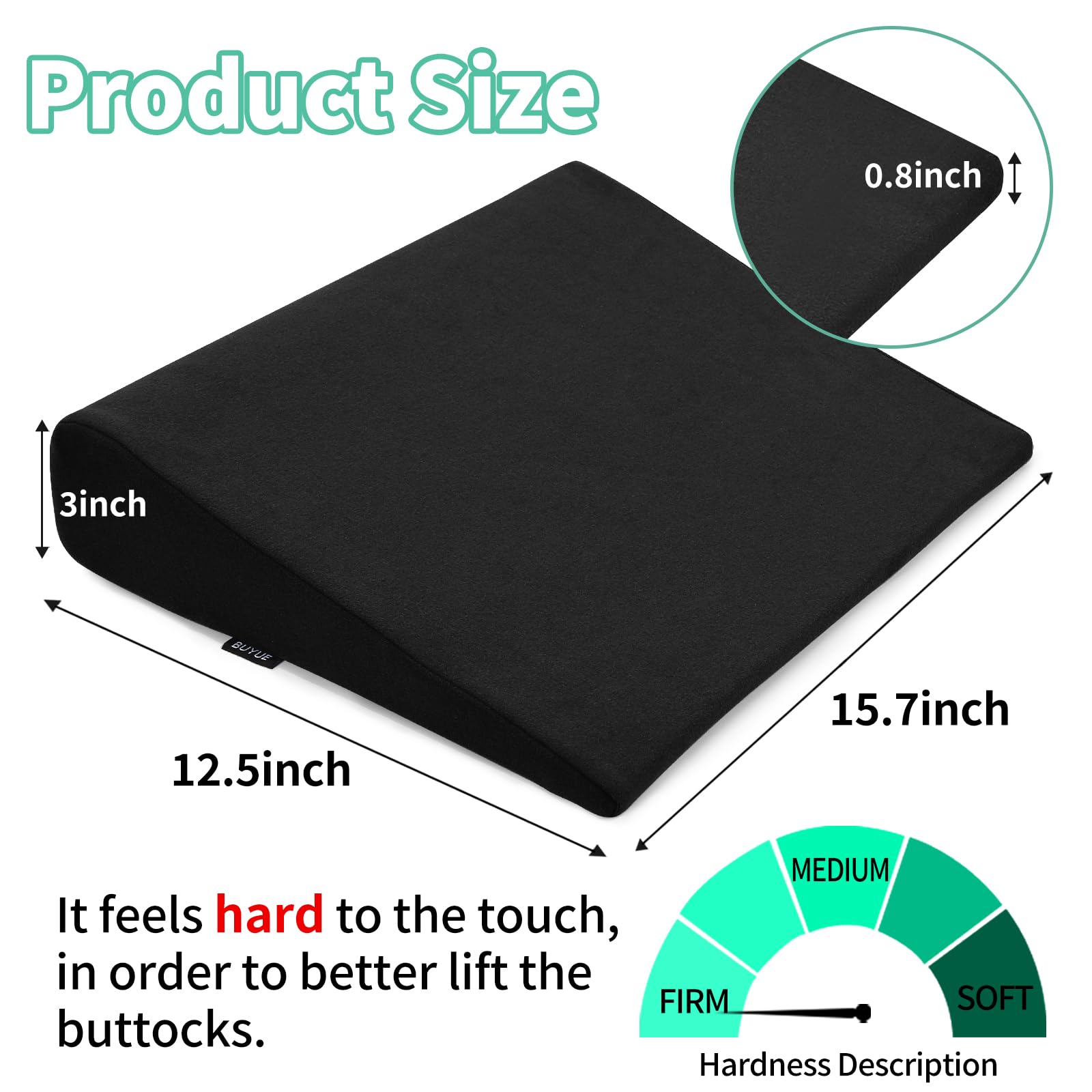 BUYUE textura de terciopelo suave que cuida la piel y conforta
