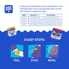 BUZZPATCH variedad de diseños infantiles que facilitan aceptación por niños