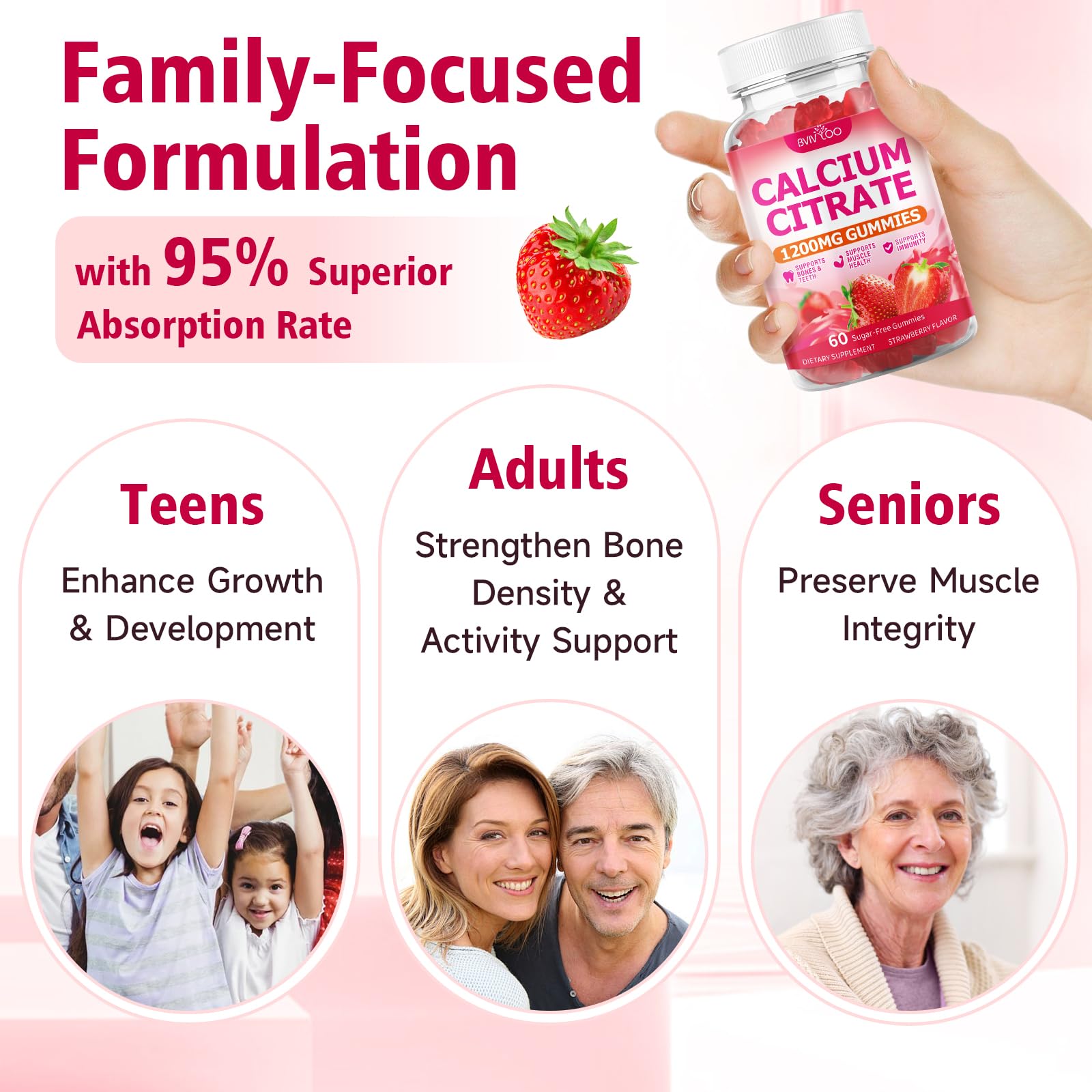 BVIVLOO gominolas para niños desde 4 años, sabor agradable