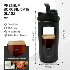 BYLWORKOUT bola mezcladora dentro para bebidas sin grumos