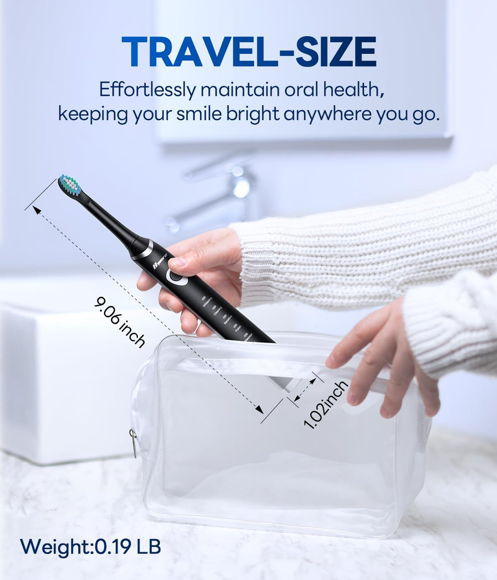 Bymore empaque del kit de viaje, incluye cabezales y funda práctica
