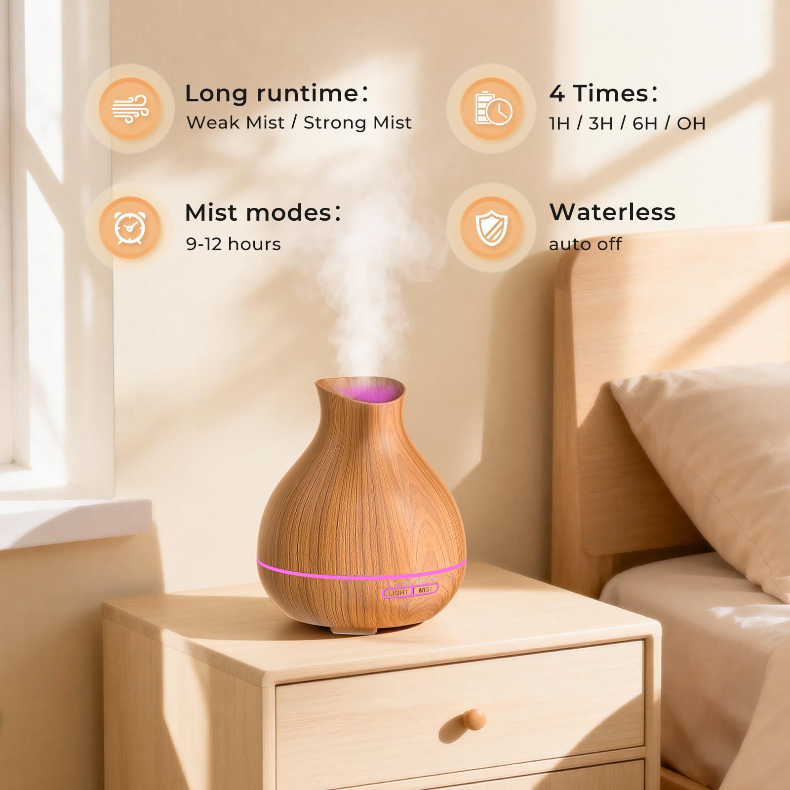 BZseed detalle salida de niebla que humidifica y conserva aceites
