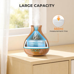 BZseed comparación de tamaño indicando capacidad 550 ml práctica
