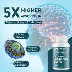 C Calthorvitana representación liposomal mostrando estructura y absorción