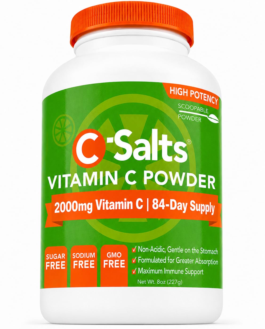 C-Salts envase frontal mostrando diseño y tamaño para identificar producto