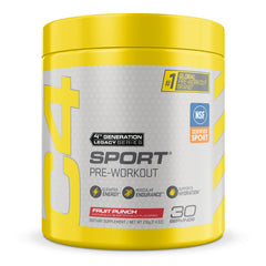 C4 envase frontal Fruit Punch mostrando la marca y beneficio energético