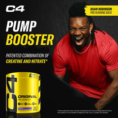 C4 junto a una mano para comparar tamaño del bote y raciones