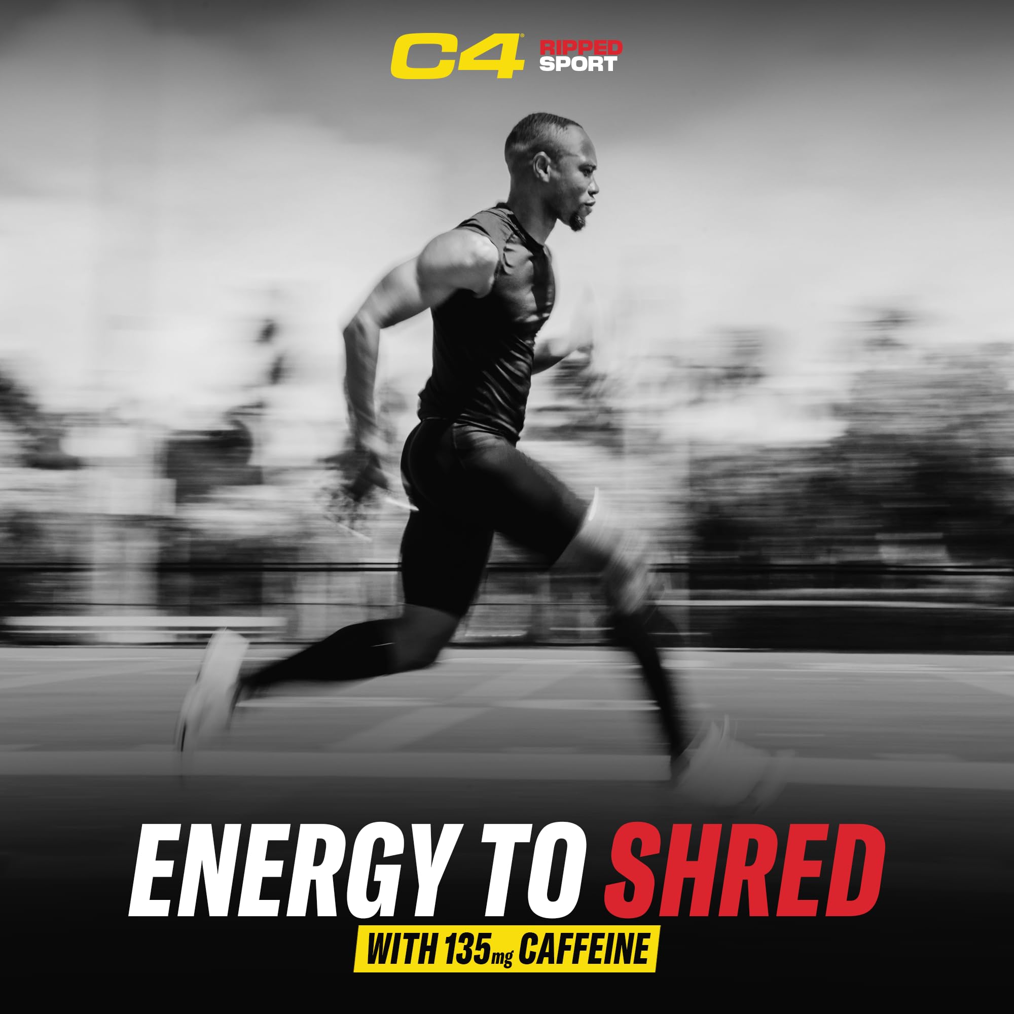 Vaso preparado con C4 Ripped Sport listo para consumir, energía previa al entrenamiento