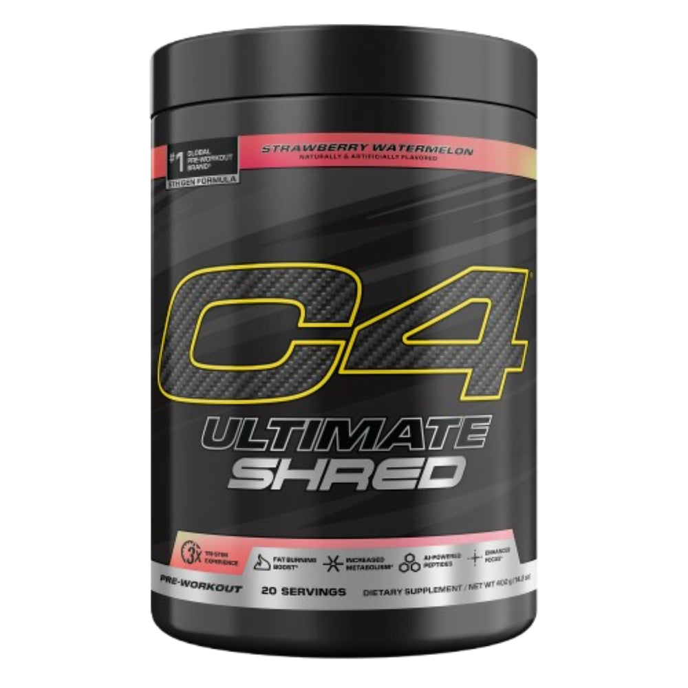 C4 envase frontal mostrando marca y fórmula para energía y definición