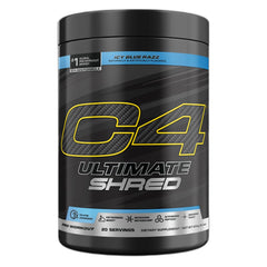 C4 envase frontal mostrando la marca y diseño para energía intensa