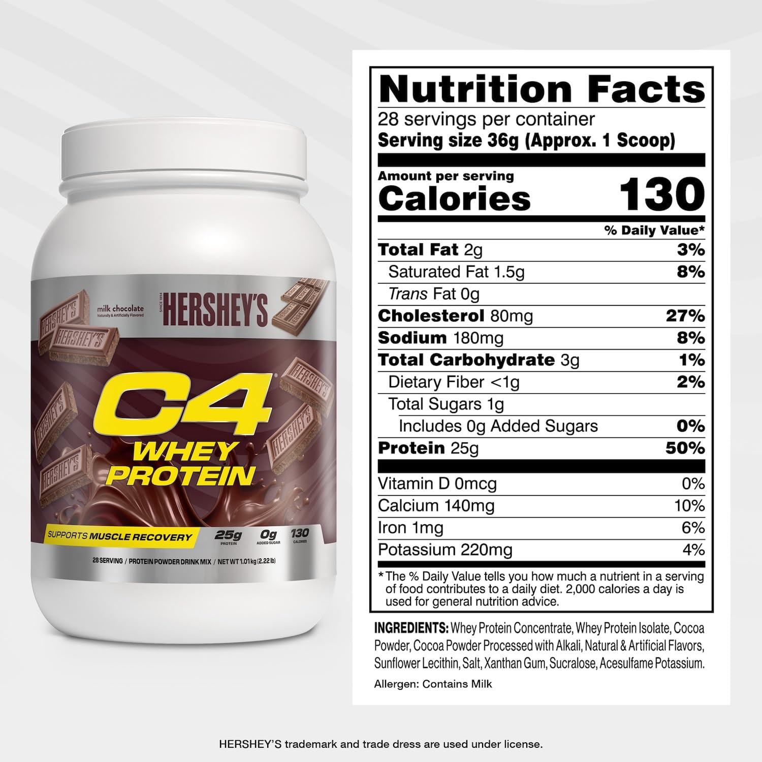C4 textura del polvo en primer plano, mezcla fina para batidos suaves