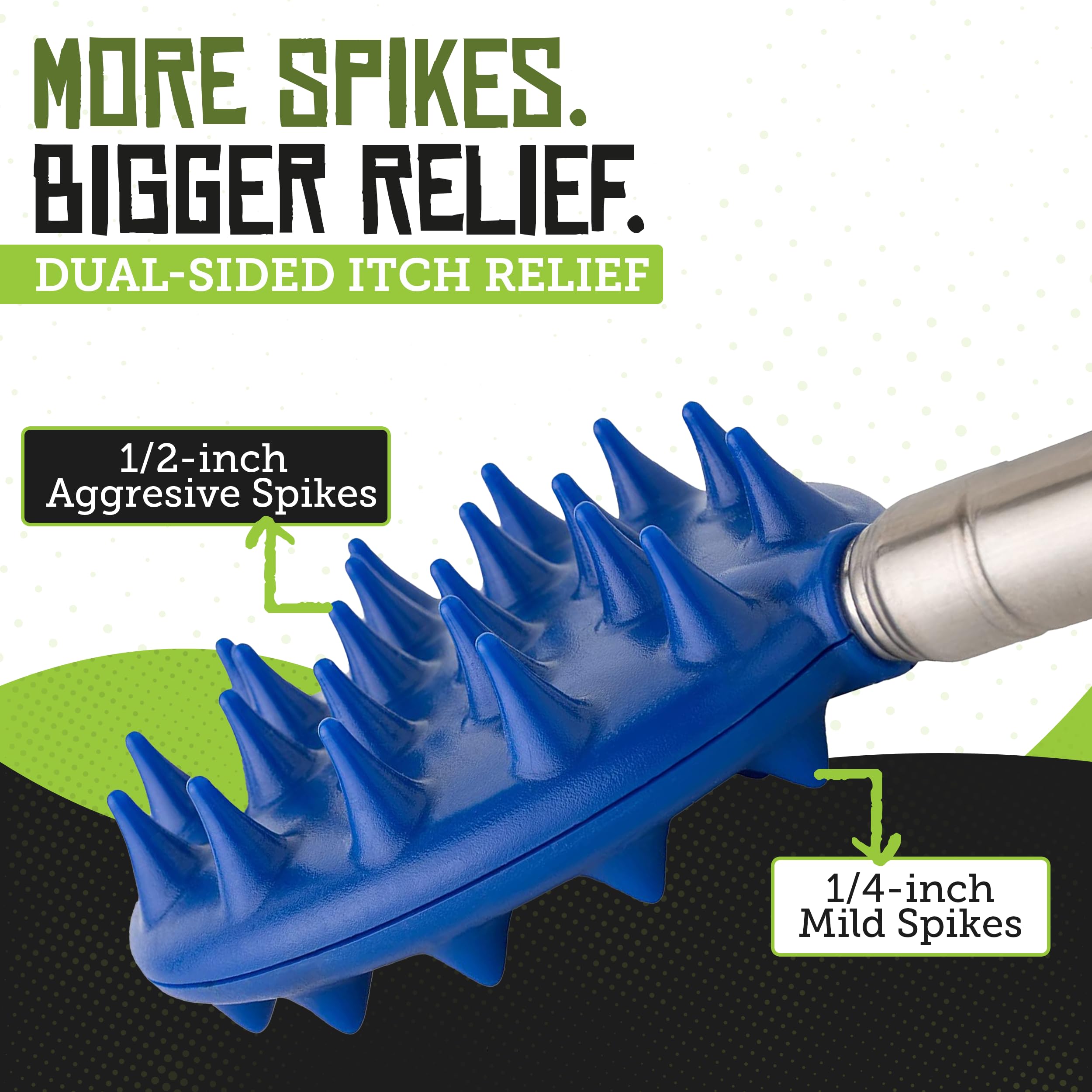 Cactus Scratcher detalle de doble punta, opciones suave y fuerte