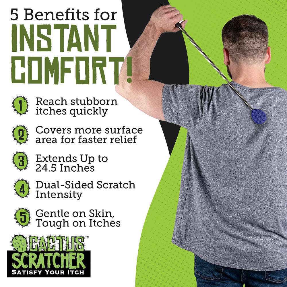 Cactus Scratcher plegado en mano, fácil de guardar y transportar