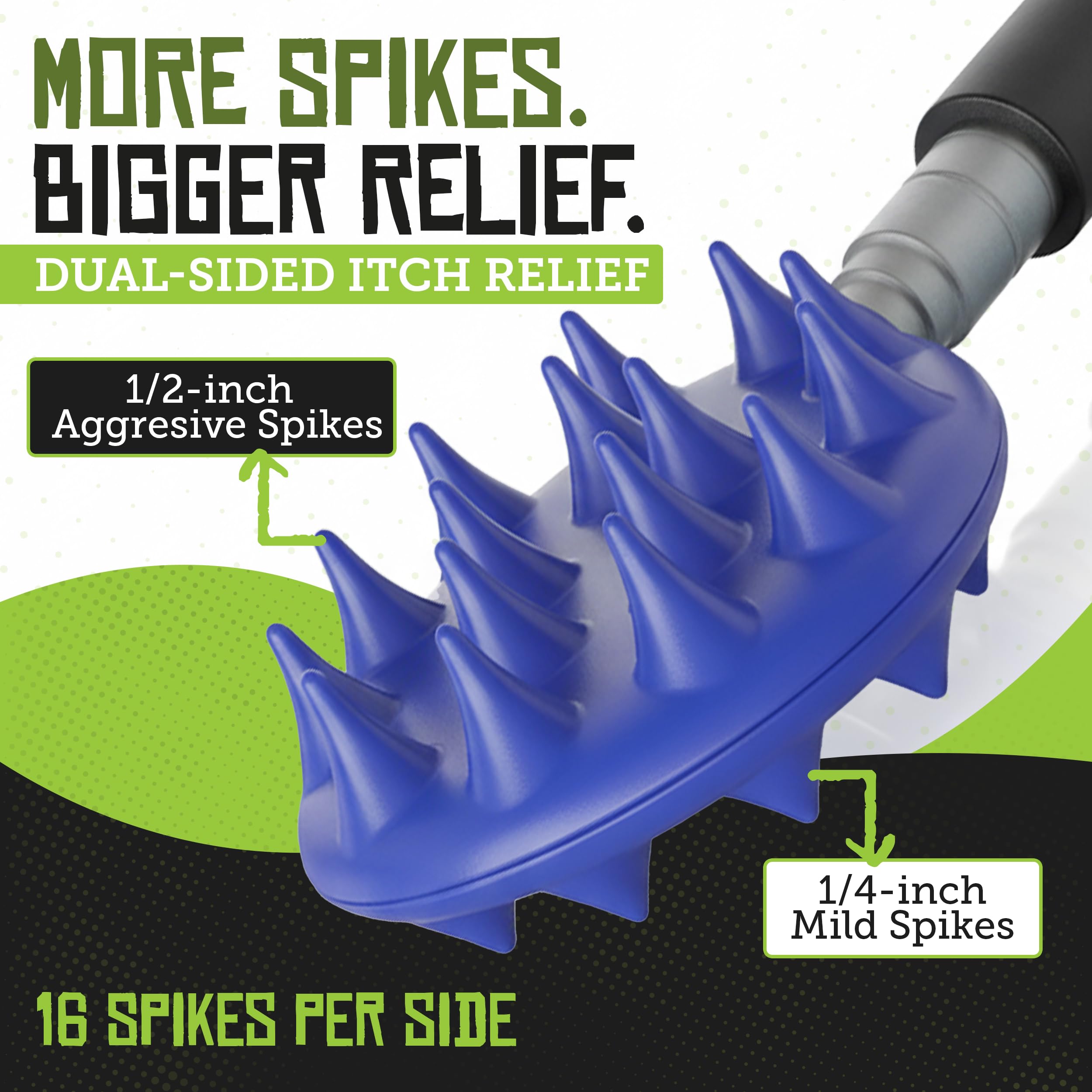 Cactus Scratcher primer plano de dientes que ofrece rascado profundo eficaz