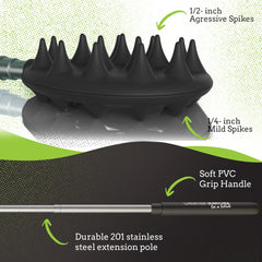 Cactus Scratcher primer plano dientes suaves para piel delicada y confort