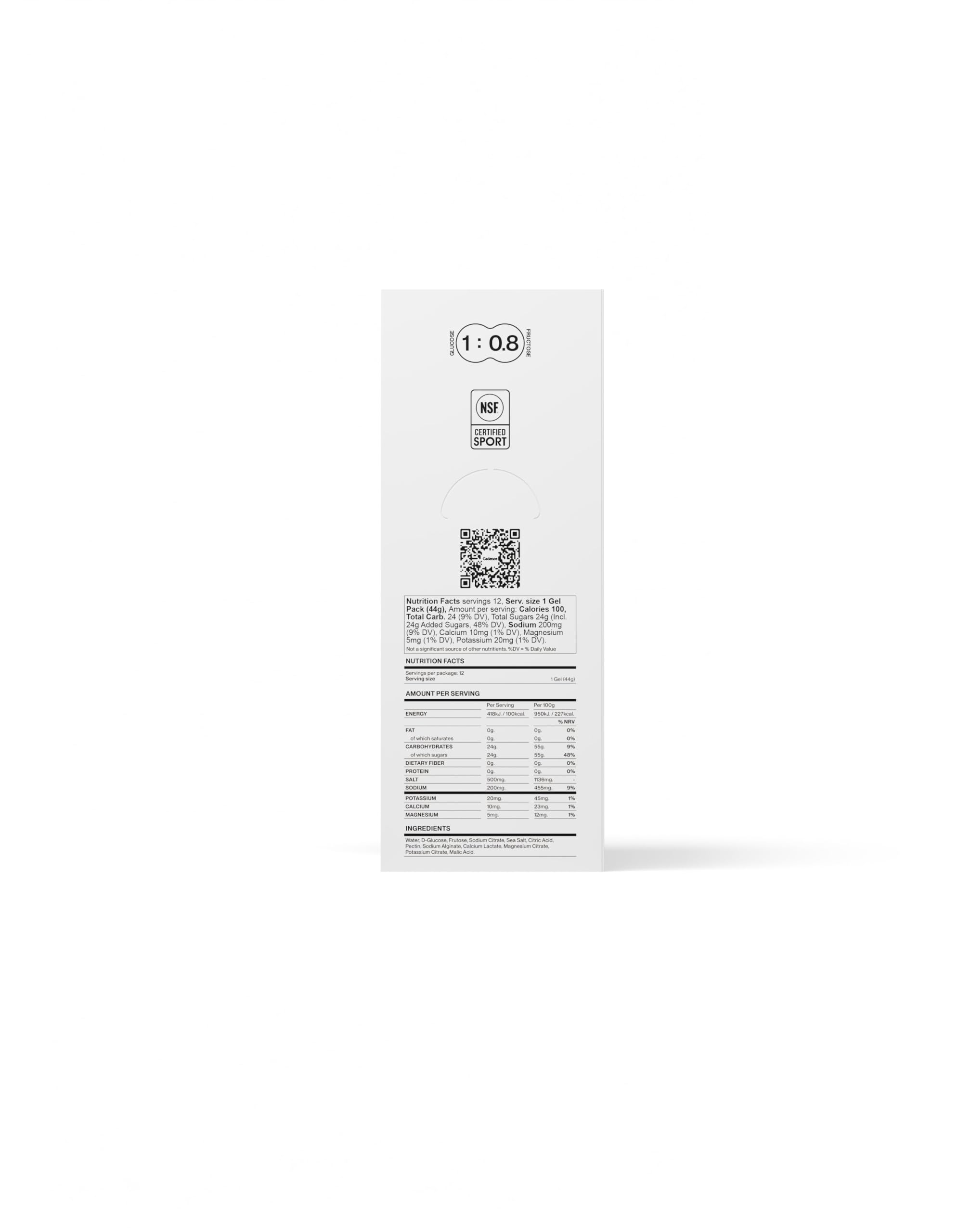Cadence pack de 12 unidades ideal para entrenamientos y carreras