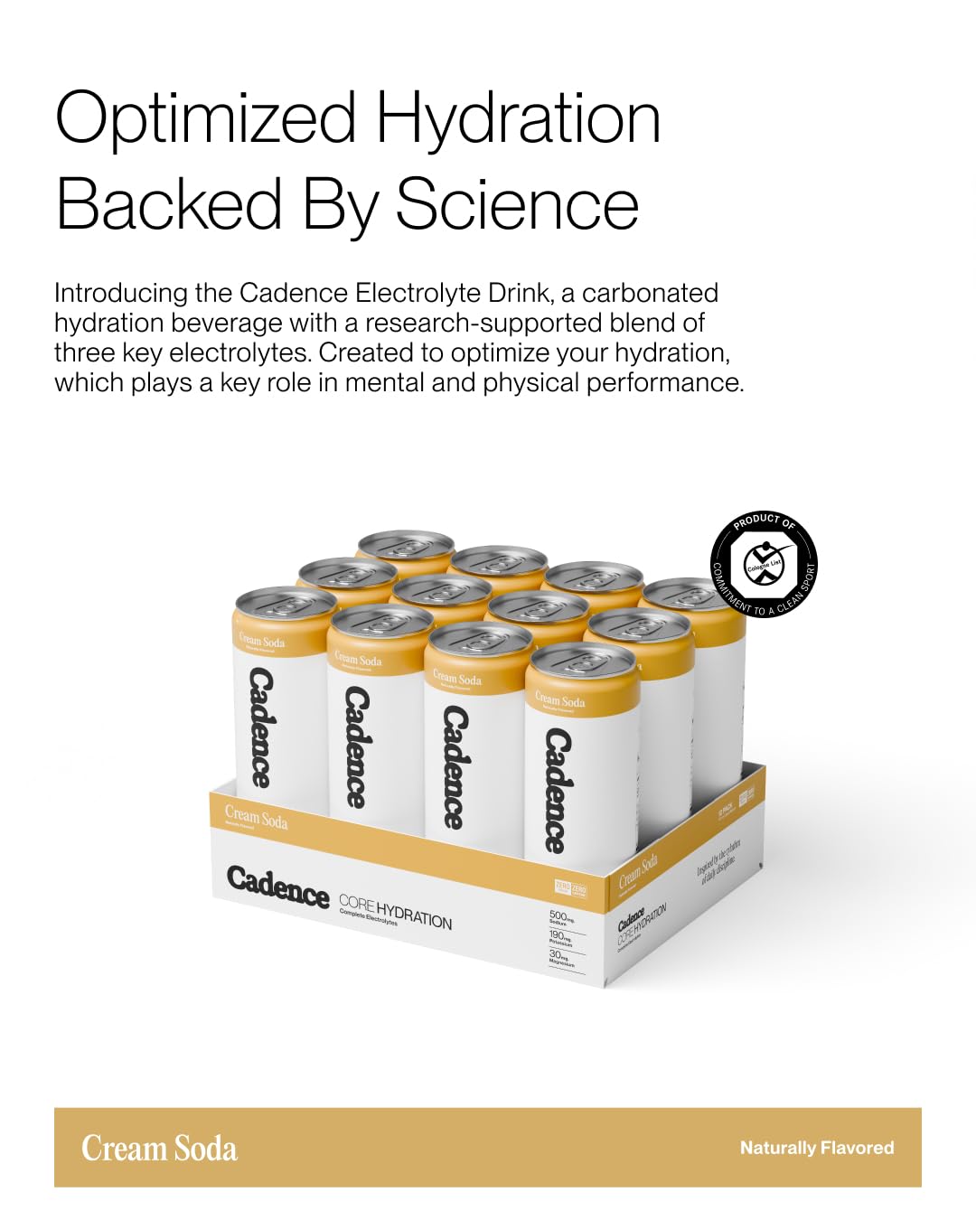 Cadence crema soda primer plano de burbujas resaltando sensación refrescante