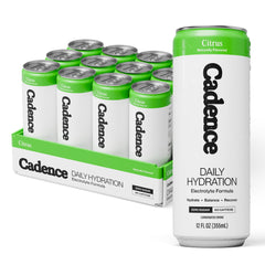 Cadence pack de 12 latas mostrando la presentación y conveniencia