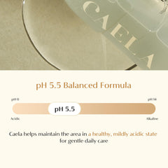 CAELA tamaño 200 ml comparado con una mano, ventaja de portabilidad