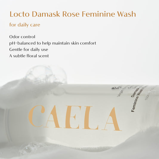 CAELA textura de gel visible, beneficio de limpieza suave e hidratación