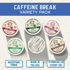Caffeine Break latas abiertas con diferentes sabores para elegir