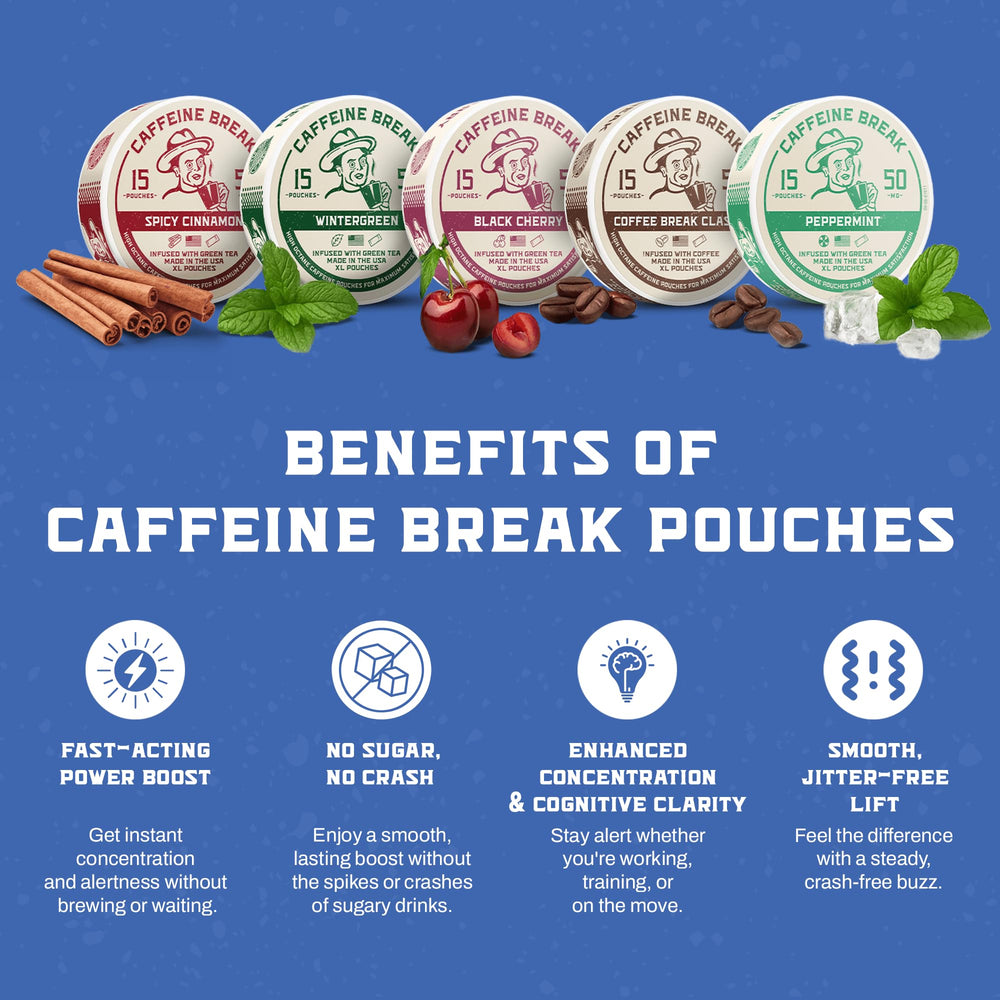 Persona usando Caffeine Break en movimiento para energía inmediata