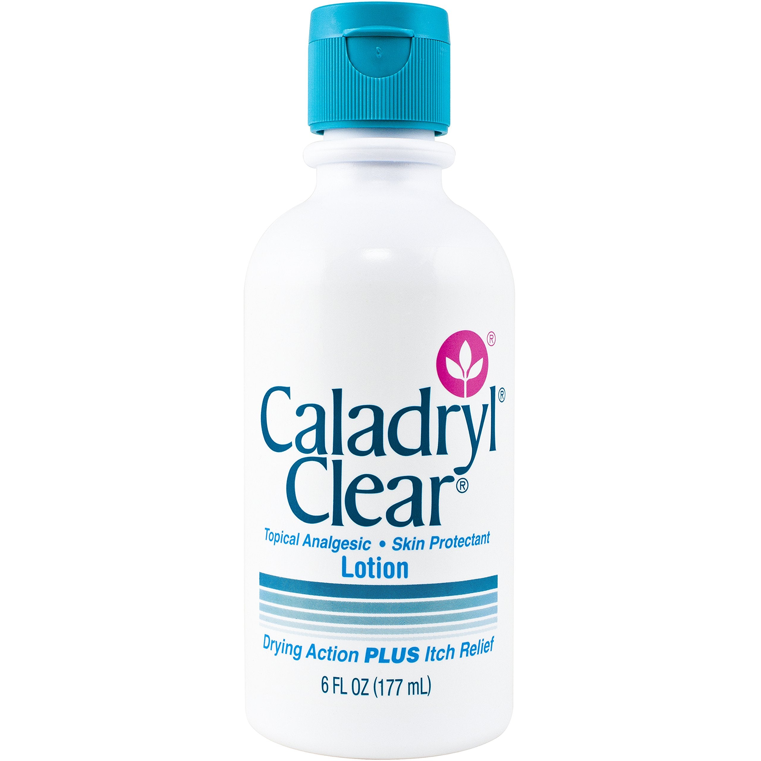 Caladryl envase frontal mostrando etiqueta y tamaño como alivio rápido