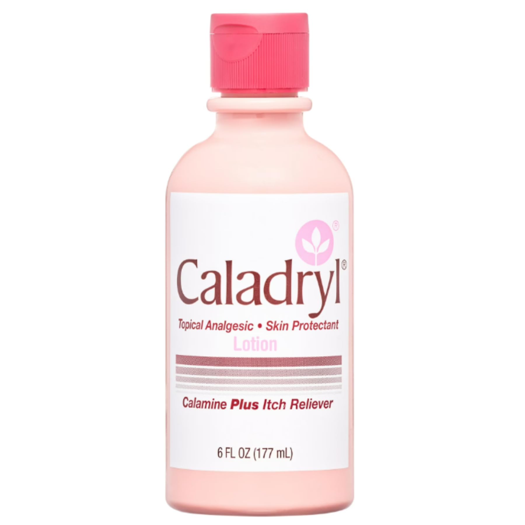 Caladryl envase frontal pack 2 mostrando tamaño y marca para alivio rápido