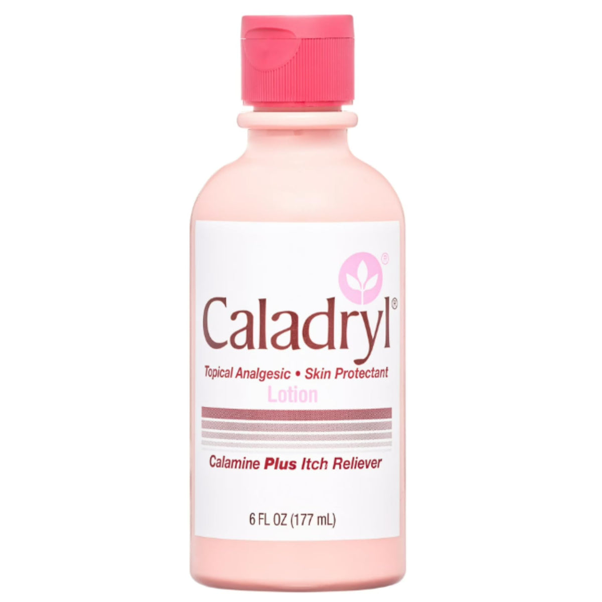 Caladryl envase frontal pack 2 mostrando tamaño y marca para alivio rápido