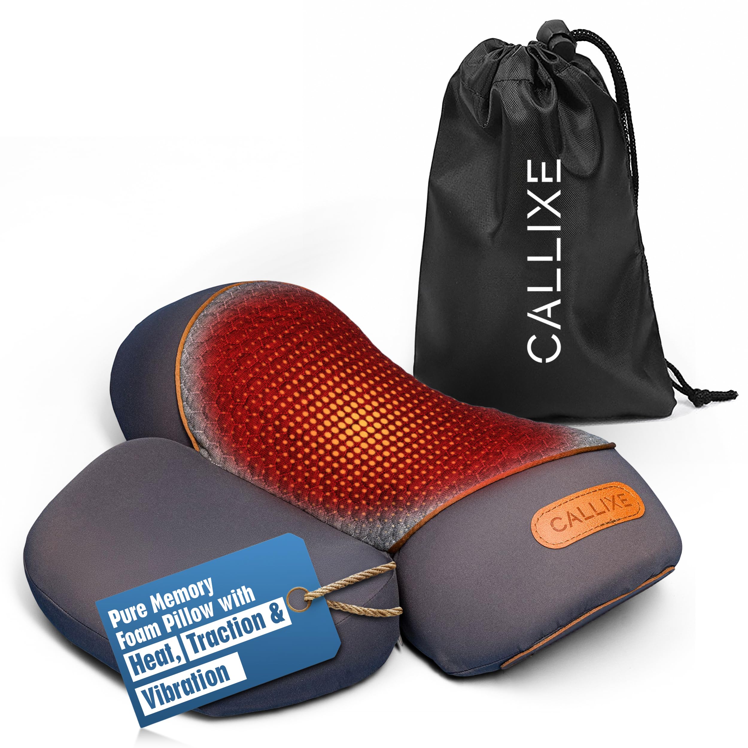 CALLIXE TheraPillow vista frontal mostrando forma ergonómica y soporte