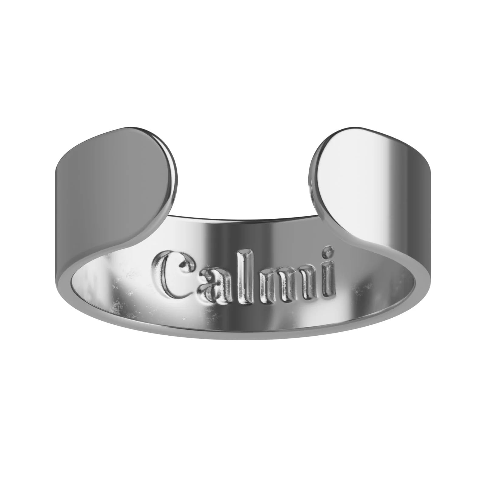 CALMI anillo frontal chapado en oro 18K luce elegante y resistente