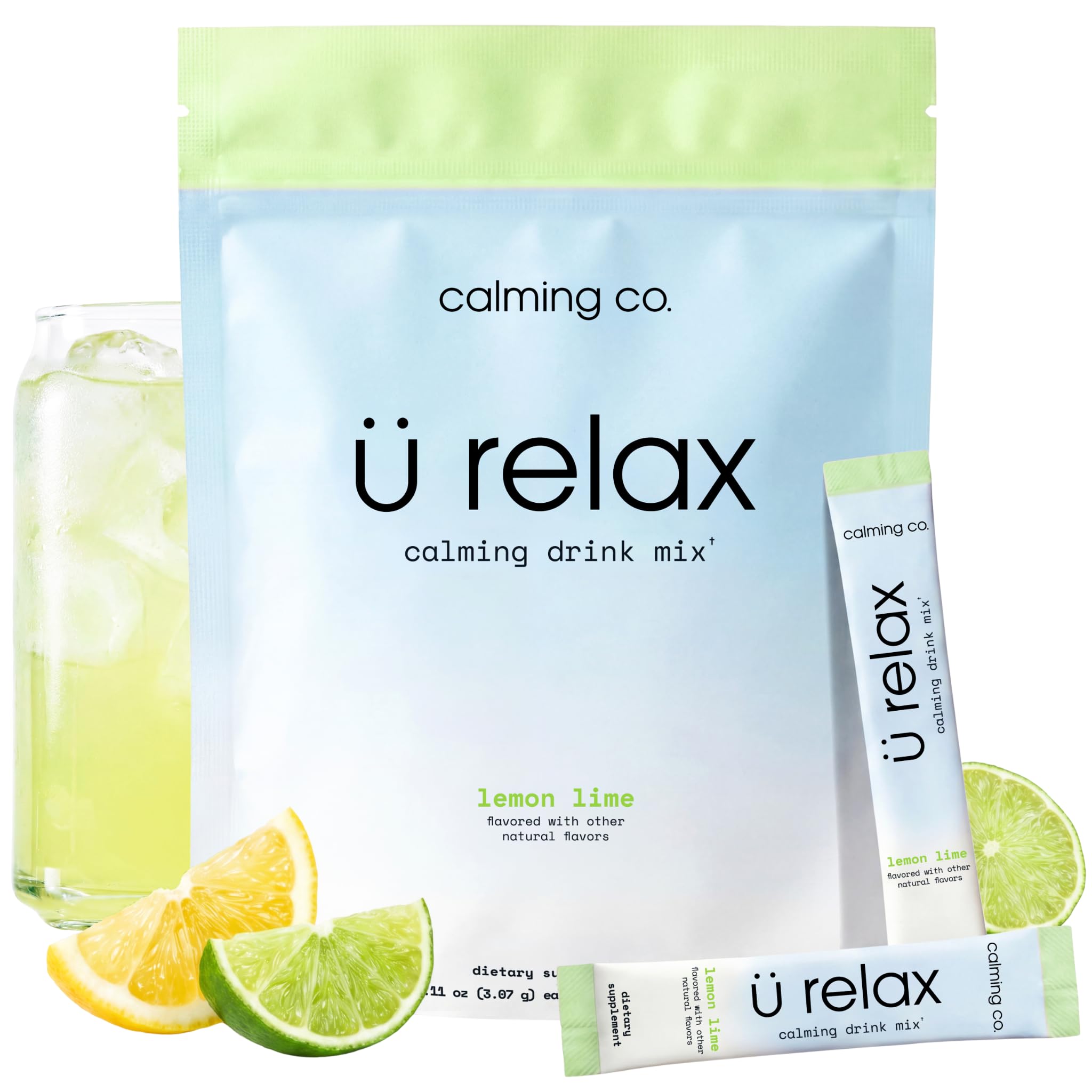 Calming Co. frente del paquete mostrando diseño y beneficio conveniencia