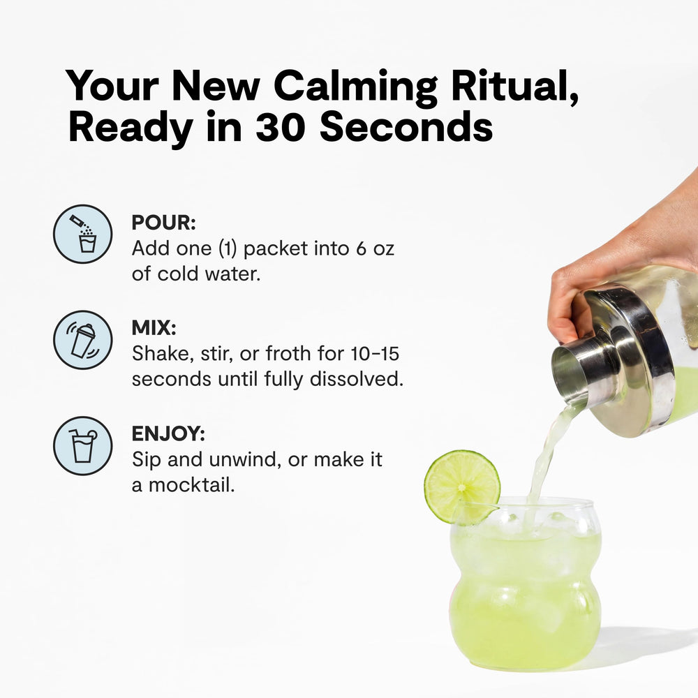 Calming Co. sobre dentro de bolso de viaje, ideal para llevar fuera