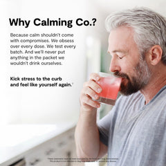 Calming Co. Ü Relax cajas apiladas escena de producto lista para uso