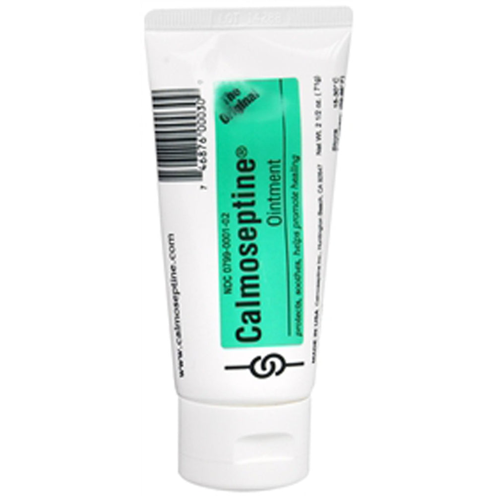 Calmoseptine textura de la pomada aplicada demostrando protección y cobertura