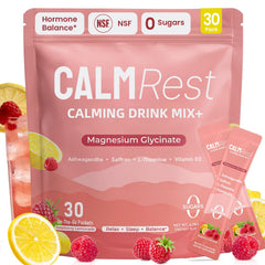 CalmRest frente del empaque mostrando beneficios y formato, confianza en calidad