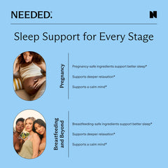 CalmSleep etiqueta de ingredientes visibles y certificaciones para seguridad