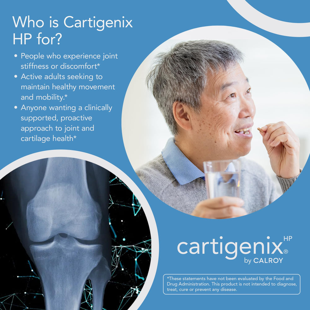 Calroy Cartigenix HP envase en gimnasio sugiriendo soporte activo